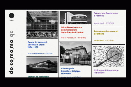 Thumbnail for Refonte de site web &ndash; Docomomo Qu&eacute;bec